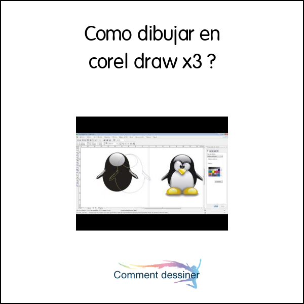 Como dibujar en corel draw x3